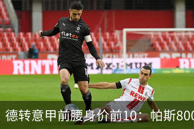 德转意甲前腰身价前10：帕斯8000万欧第1，阿尔法乔-西塞上榜