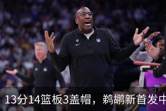 13分14篮板3盖帽，鹈鹕新首发中锋首秀交出两双